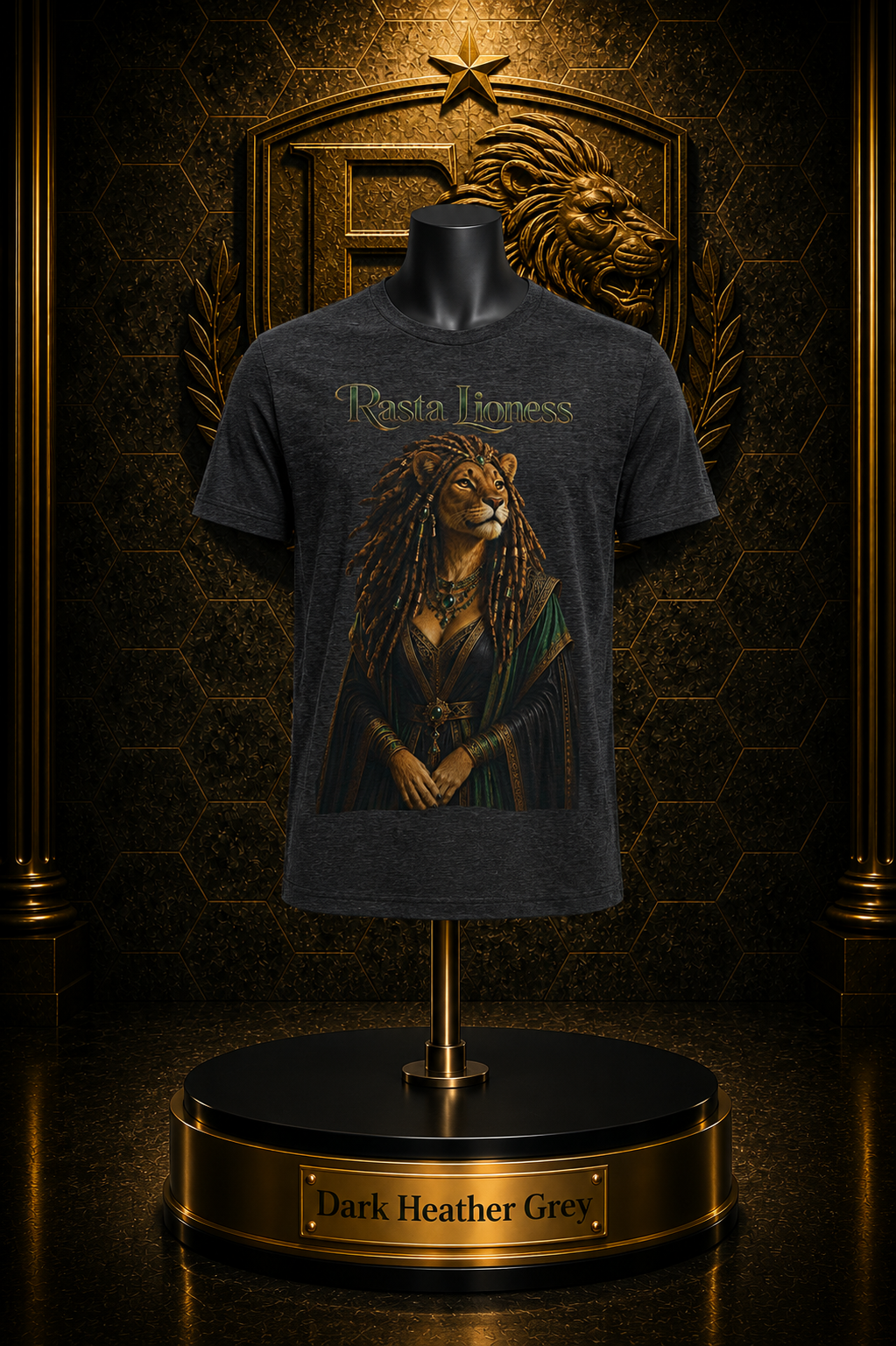 Rasta Lioness™ Premium Graphic Tee — Matriarch Issue
