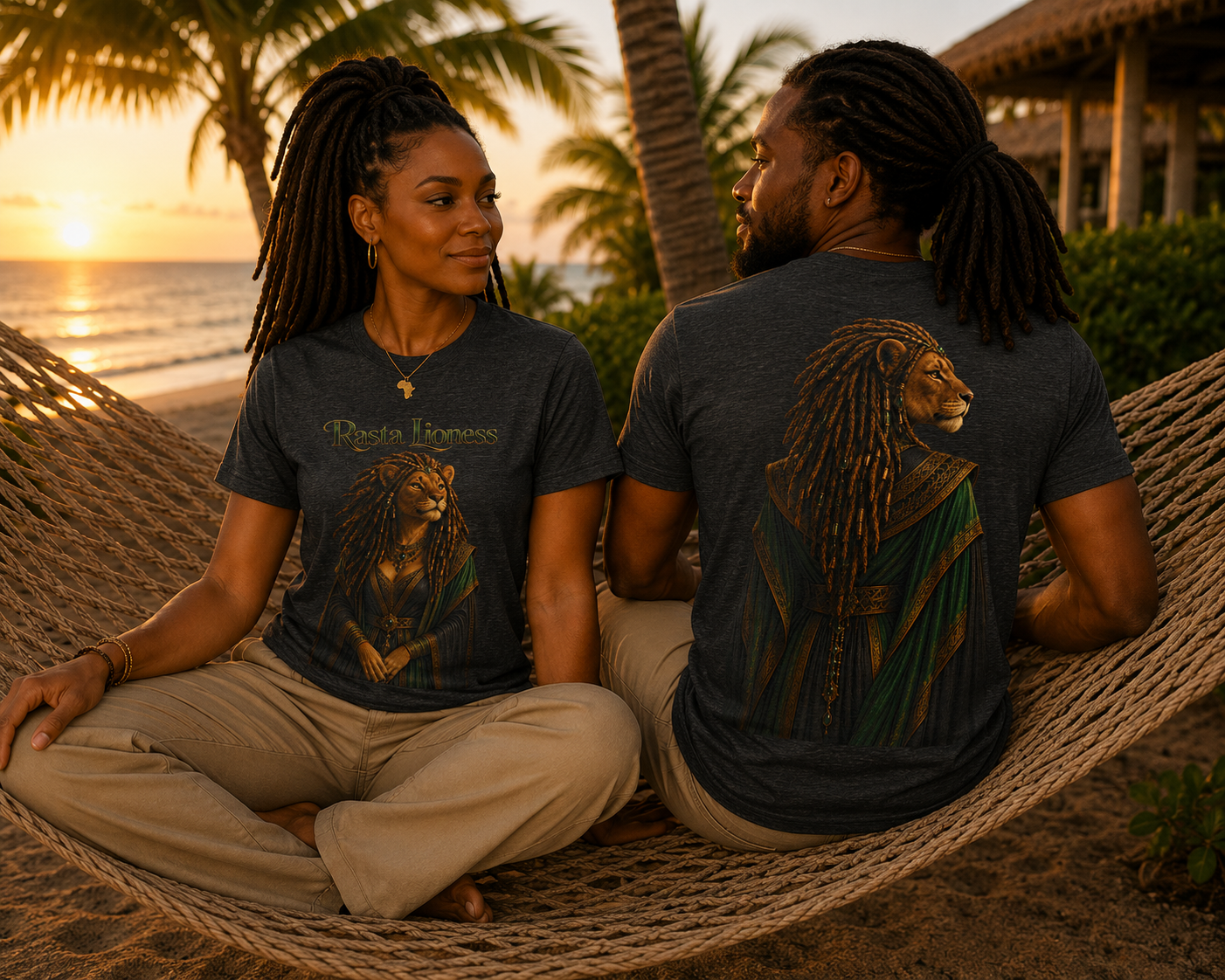 Rasta Lioness™ Premium Graphic Tee — Matriarch Issue
