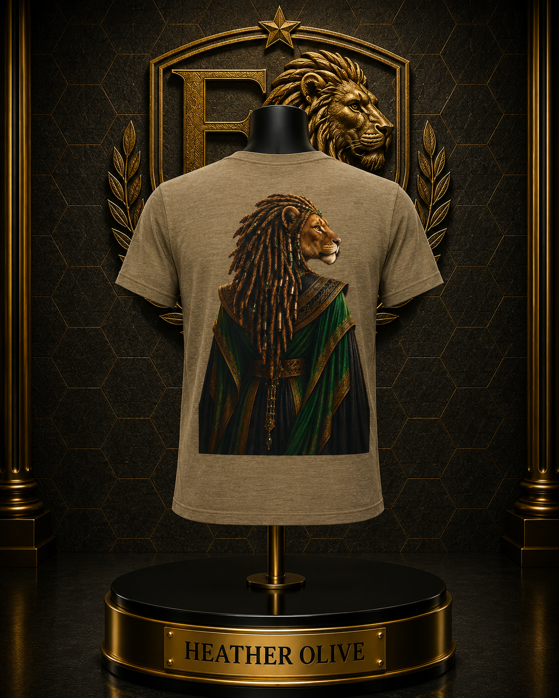 Rasta Lioness™ Premium Graphic Tee — Matriarch Issue