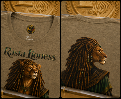 Rasta Lioness™ Premium Graphic Tee — Matriarch Issue