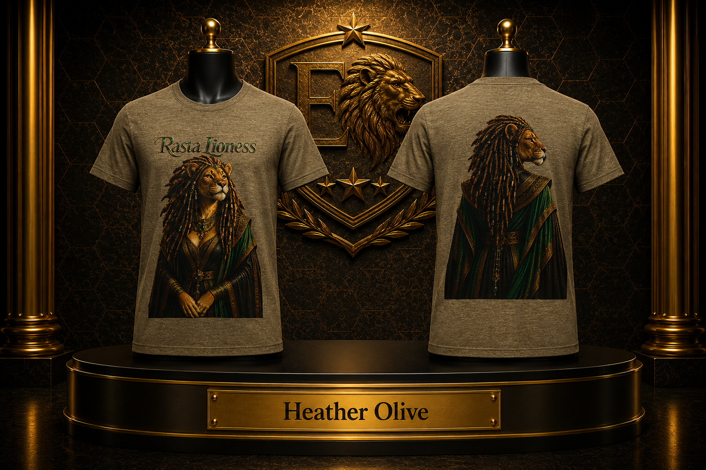 Rasta Lioness™ Premium Graphic Tee — Matriarch Issue