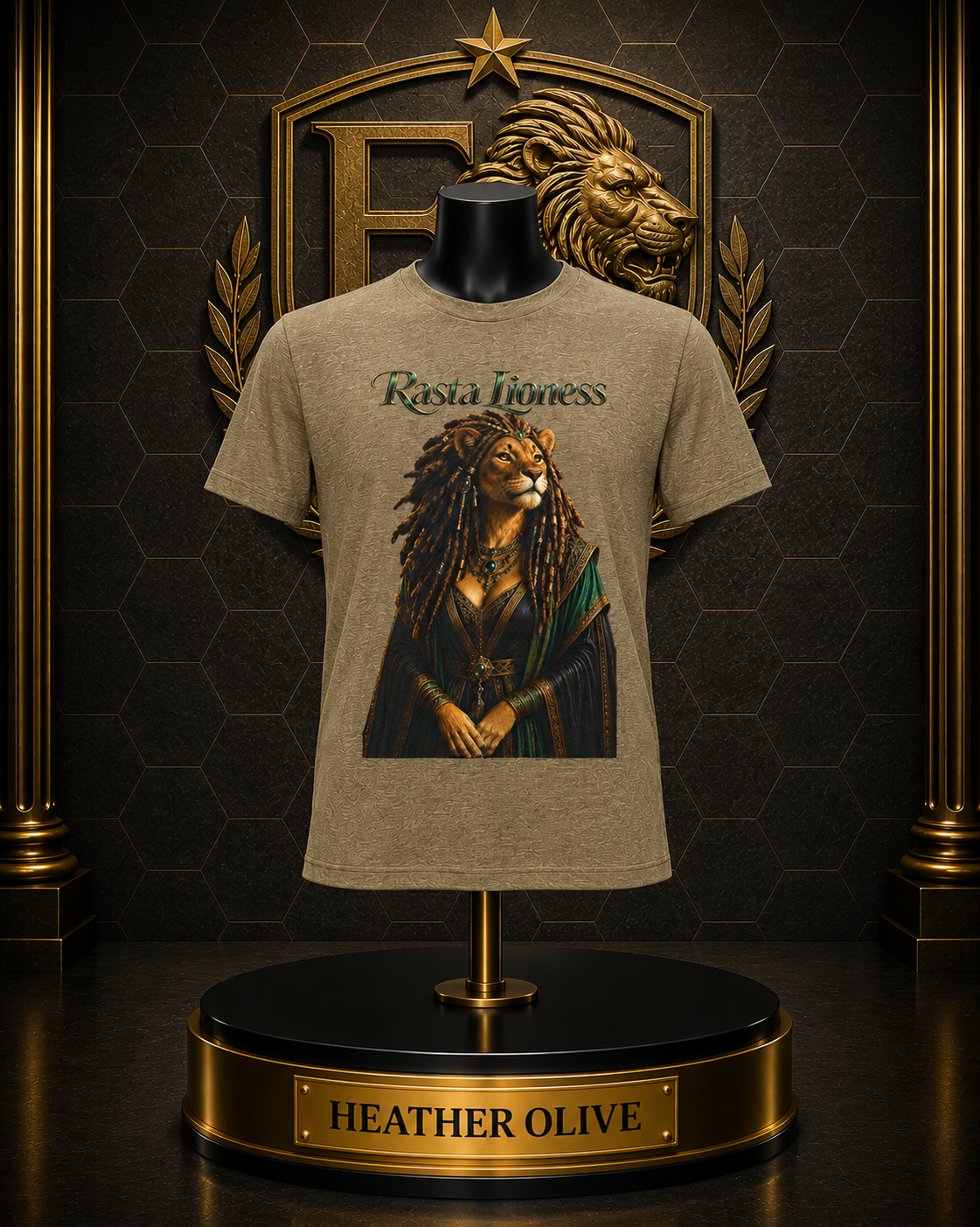 Rasta Lioness™ Premium Graphic Tee — Matriarch Issue