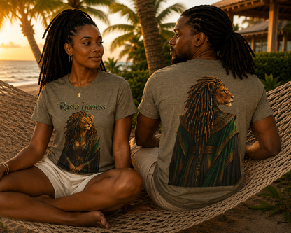 Rasta Lioness™ Premium Graphic Tee — Matriarch Issue