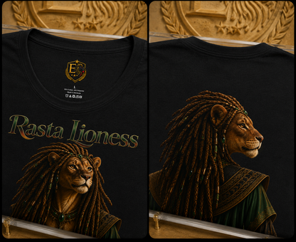 Rasta Lioness™ Premium Graphic Tee — Matriarch Issue