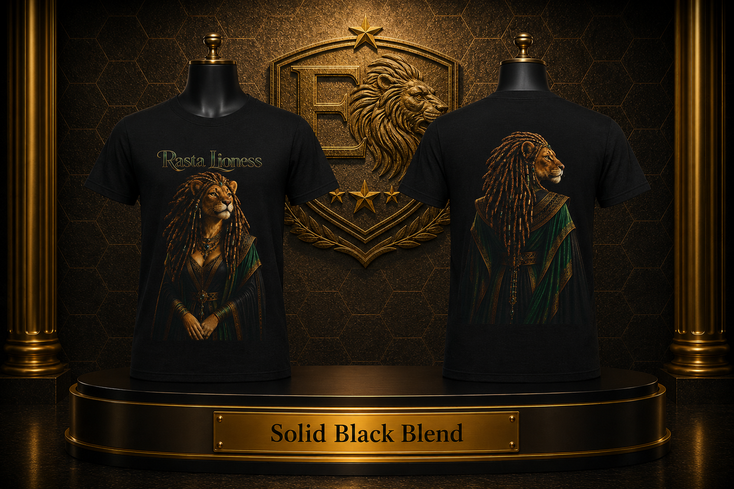 Rasta Lioness™ Premium Graphic Tee — Matriarch Issue