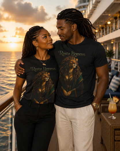 Rasta Lioness™ Premium Graphic Tee — Matriarch Issue