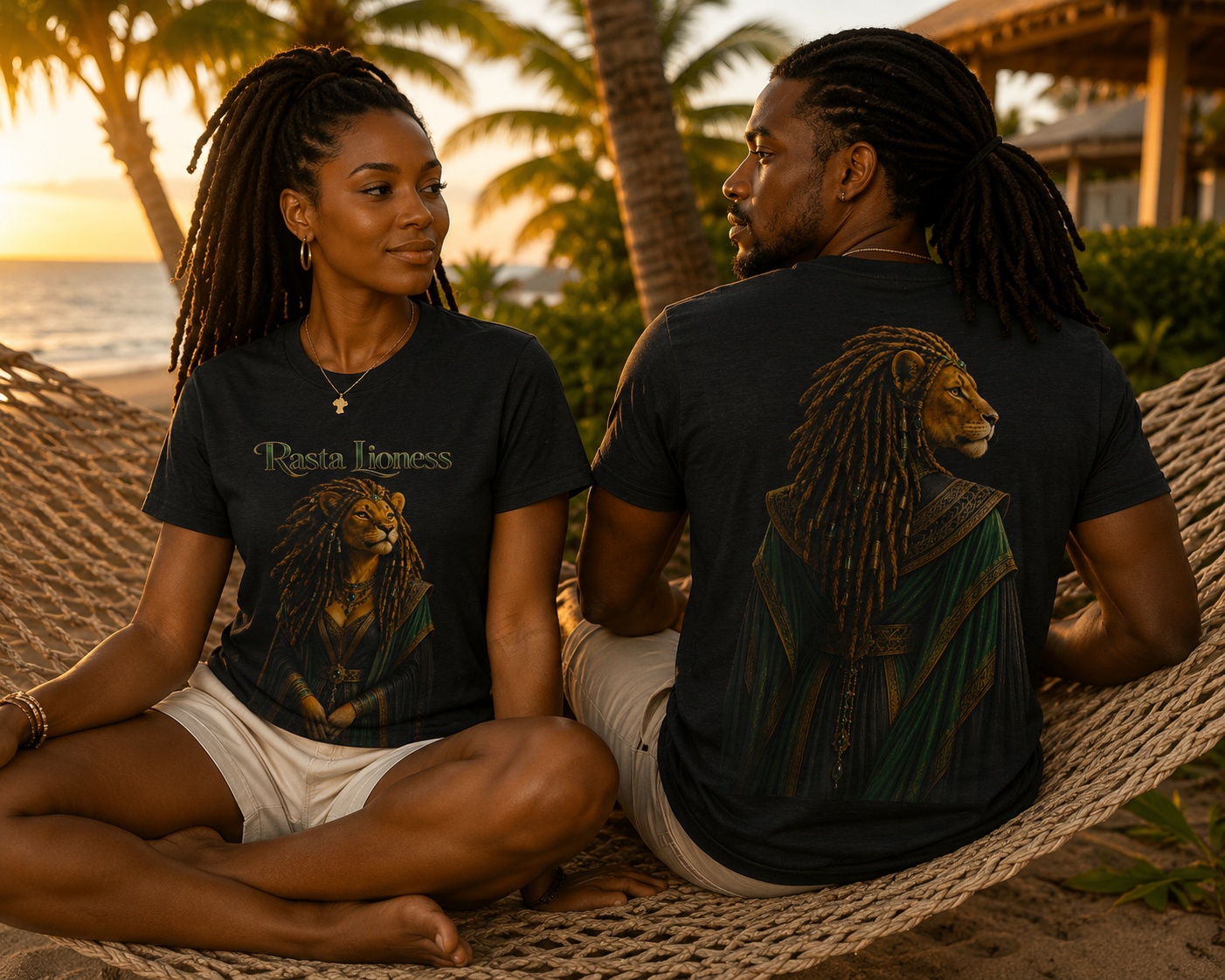 Rasta Lioness™ Premium Graphic Tee — Matriarch Issue