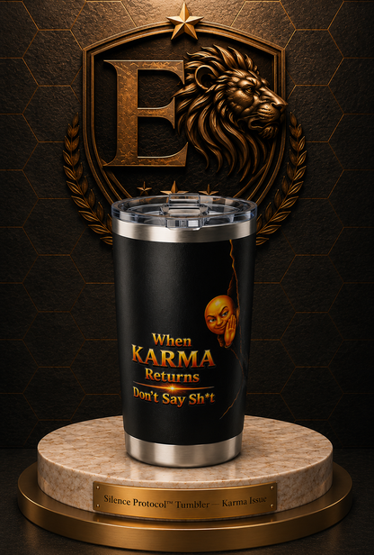Silence Protocol™ Tumbler — Karma Issue