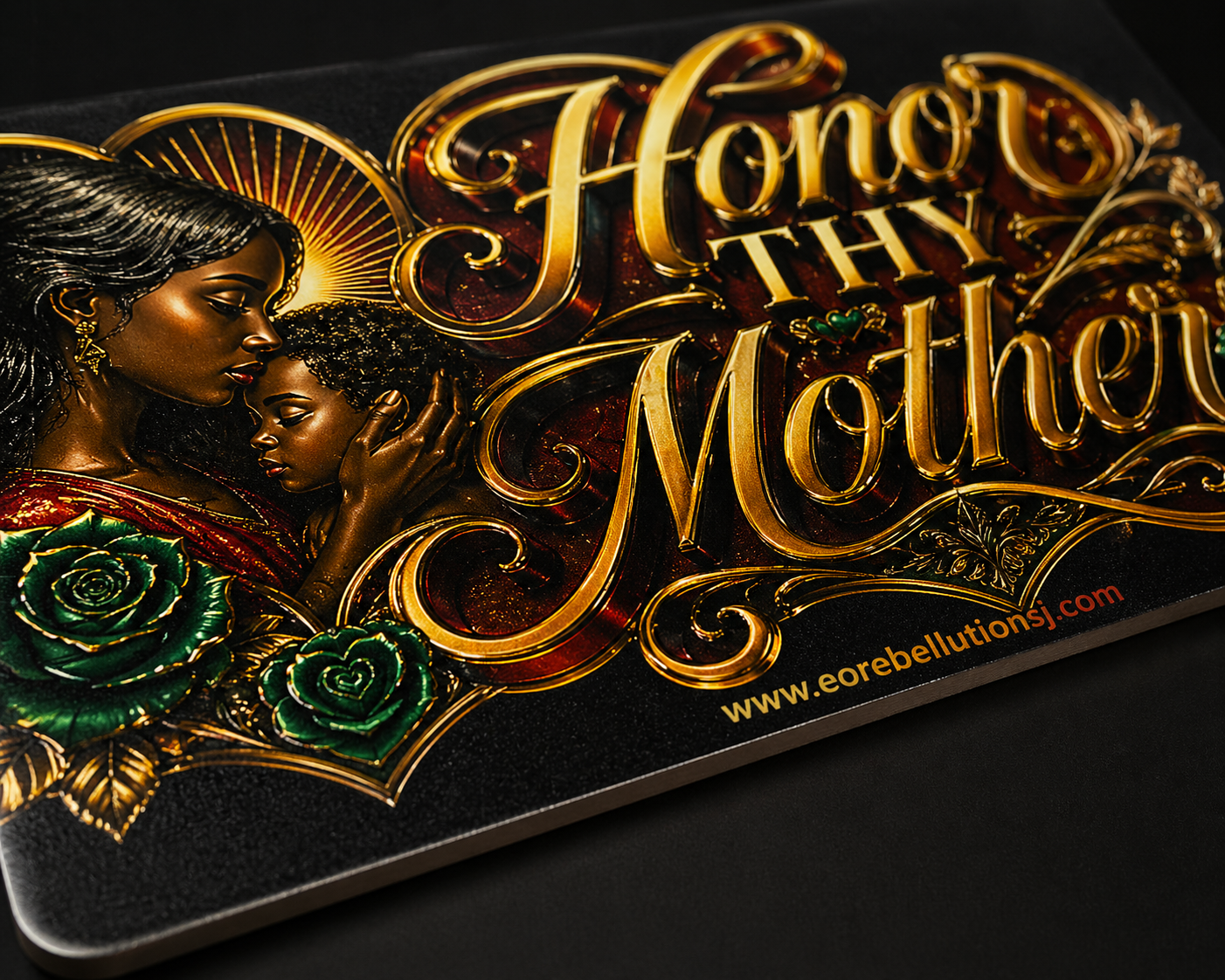 Honor Thy Mother™ Luxury Tribute Magnet — Maternal Authority Issue