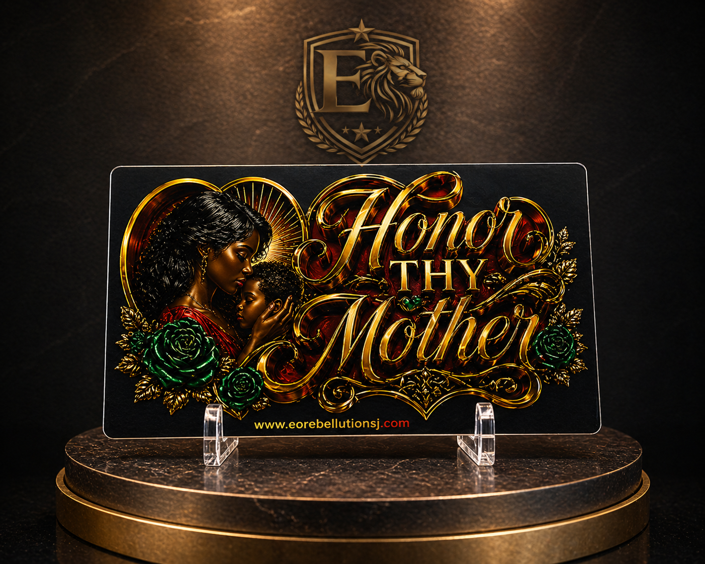 Honor Thy Mother™ Luxury Tribute Magnet — Maternal Authority Issue
