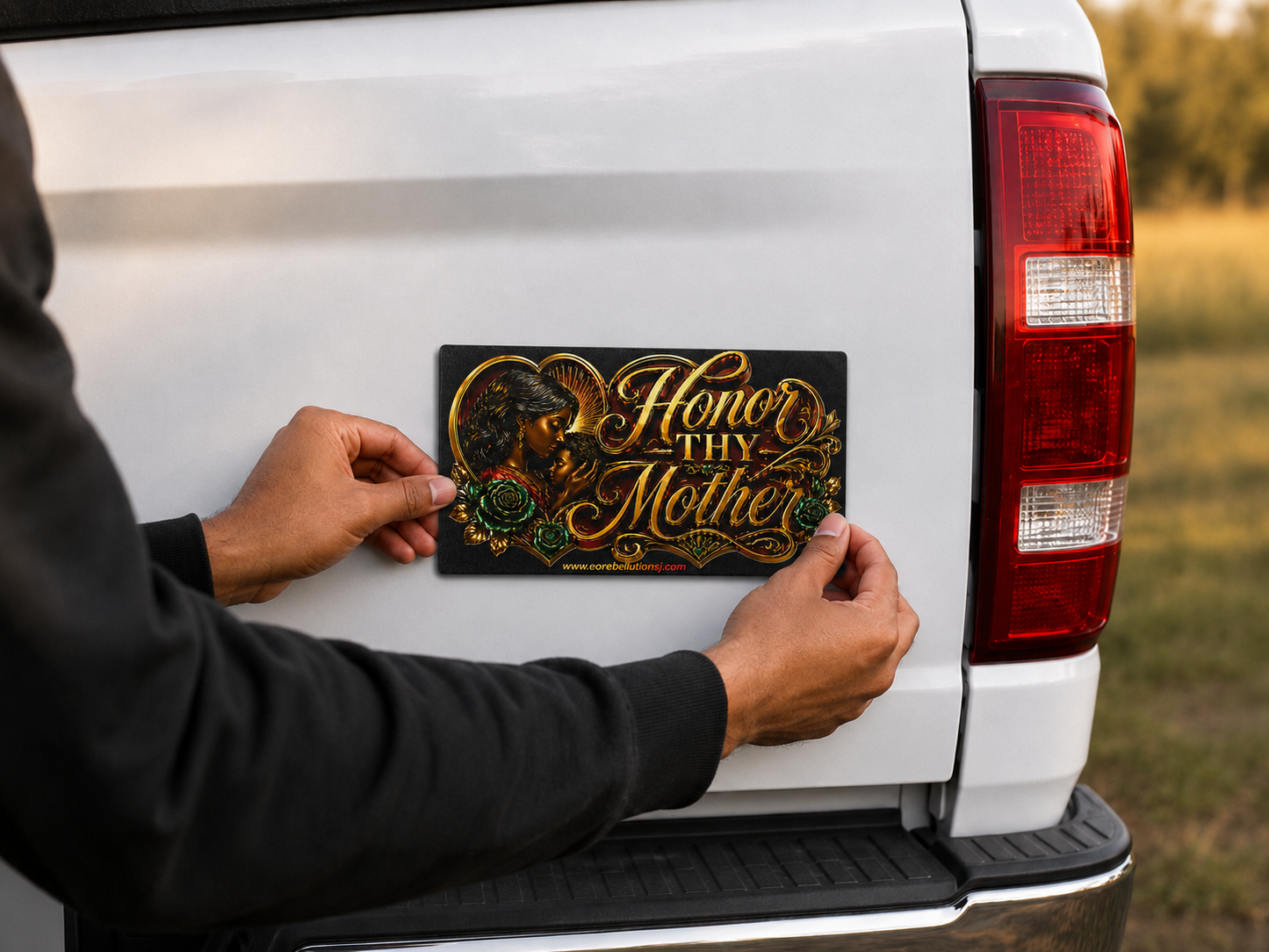 Honor Thy Mother™ Luxury Tribute Magnet — Maternal Authority Issue