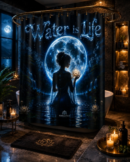 Sacred Waters™ Shower Curtain — Balance Issue