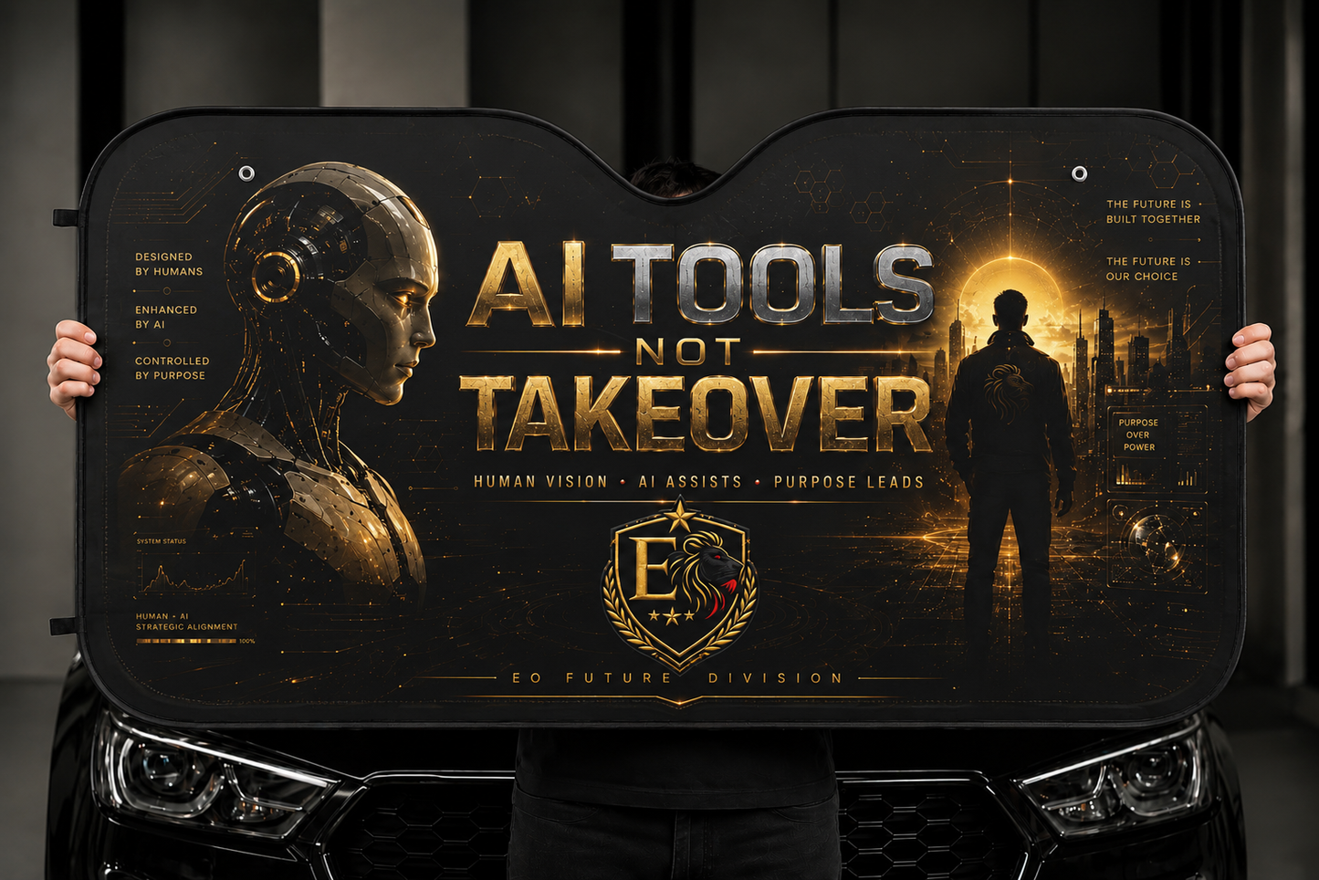 AI-Tools Not Takeover™ Sun Shade — Governance Issue I