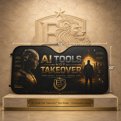 AI-Tools Not Takeover™ Sun Shade — Governance Issue I