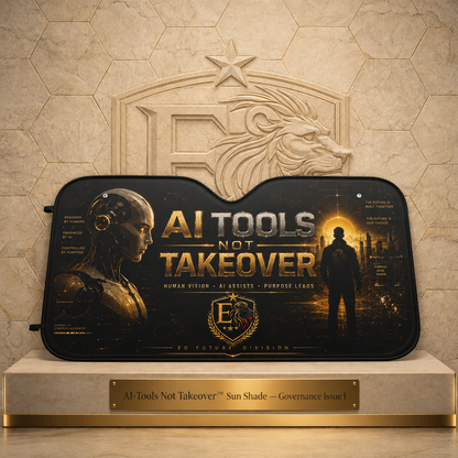 AI-Tools Not Takeover™ Sun Shade — Governance Issue I