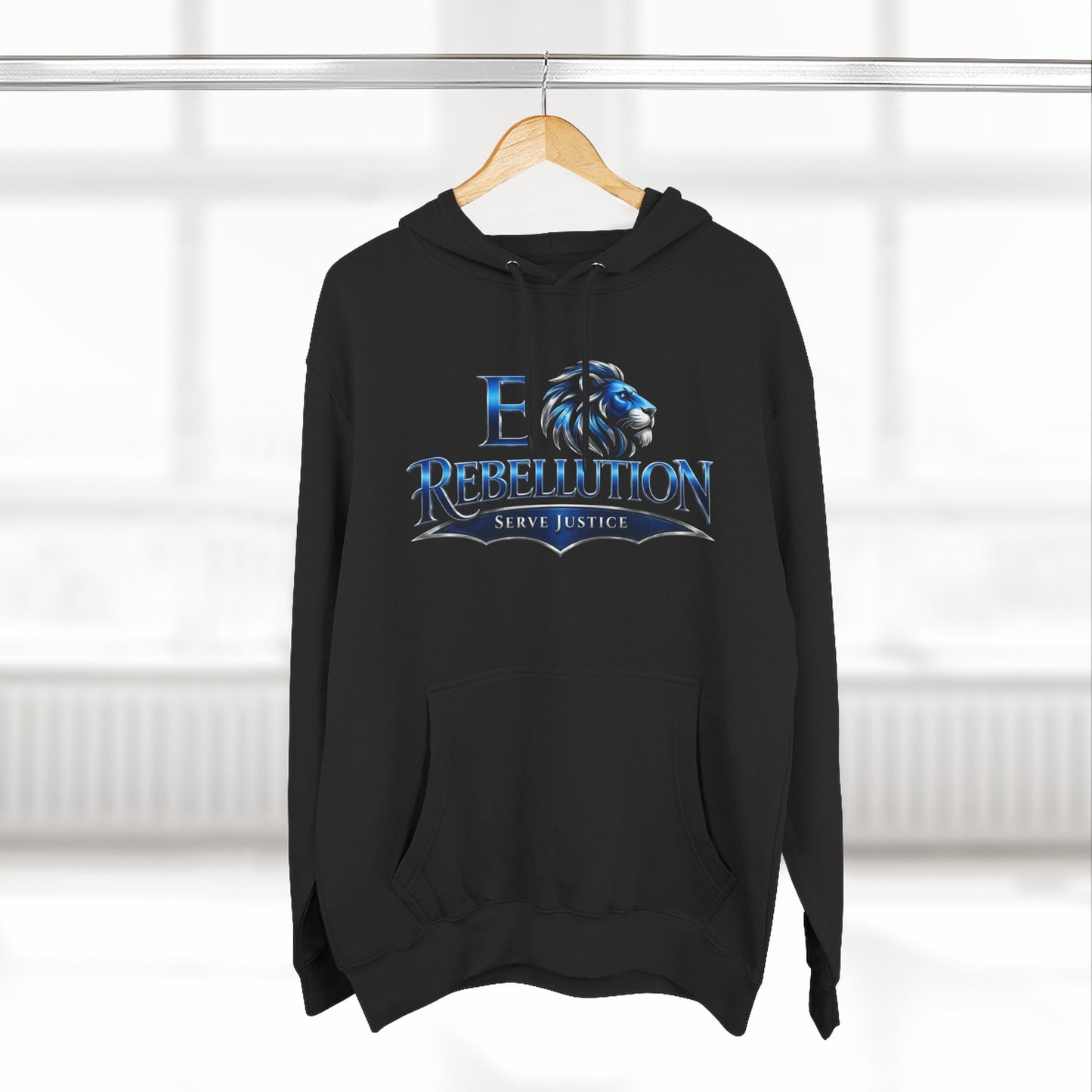 Rebellion Lion Hoodie — Serve Justice Graphic Pullover