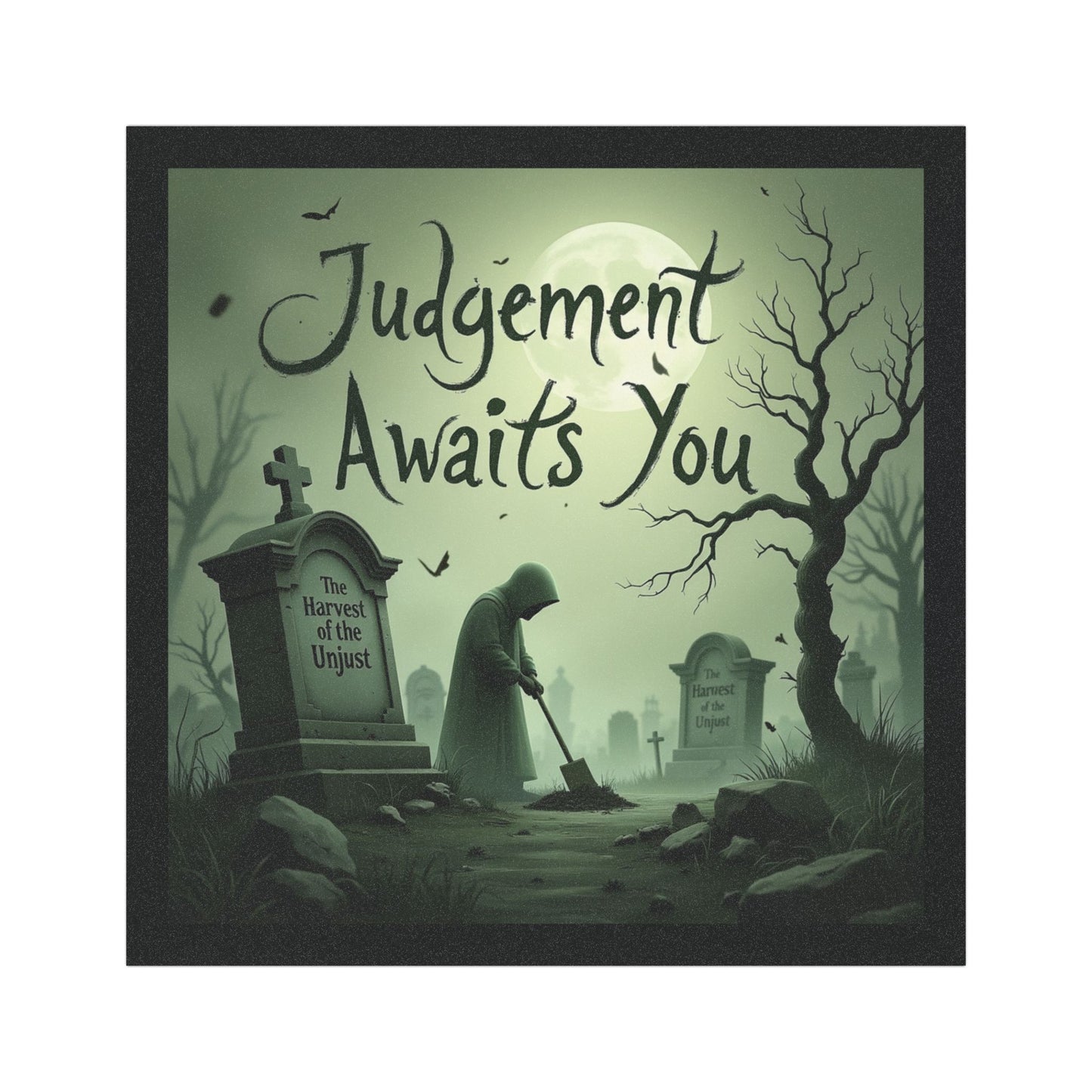 The Harvester's Work Car Magnet — "Judgment Awaits You"