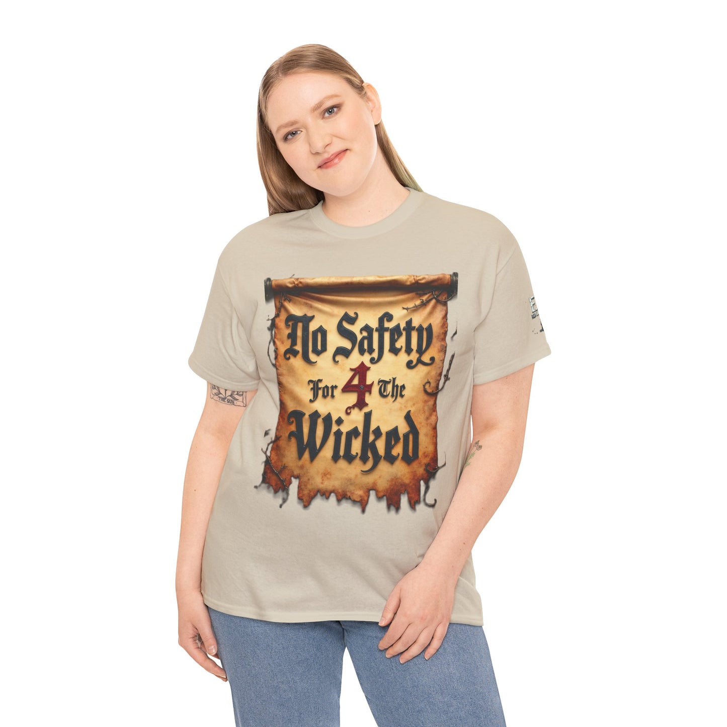 No Safety 4 The Wicked Unisex Heavy Cotton Tee