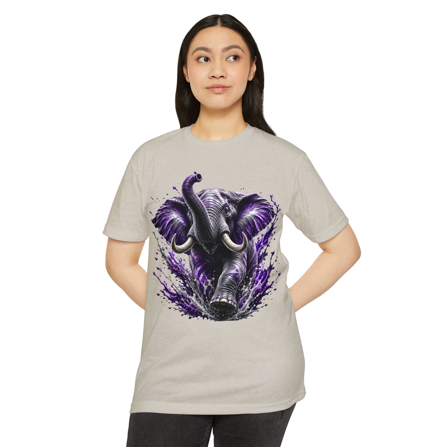 Elephant Graphic T-Shirt — 'Leave Impressions Like One' Inspirational Tee