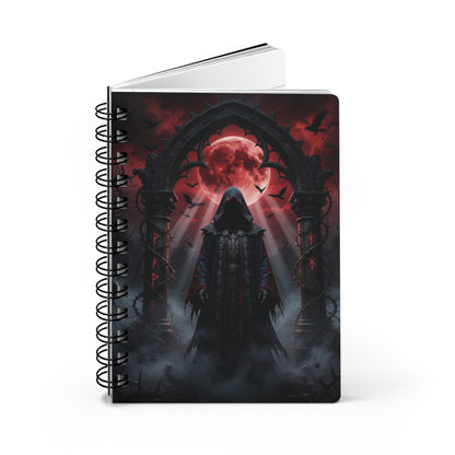 The Threshold Guardian Spiral Bound Journal "Grim Leaving"