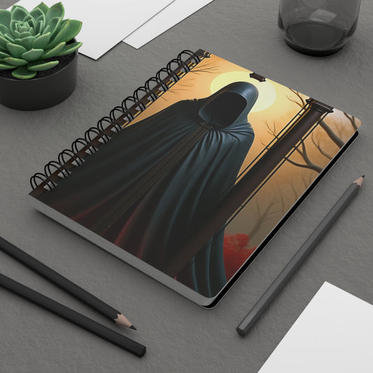 The Threshold Guardian Spiral Bound Journal — "Grim Leaving"
