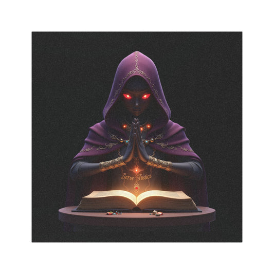 The Arbiters Gaze Car Magnet "Serve Justice"