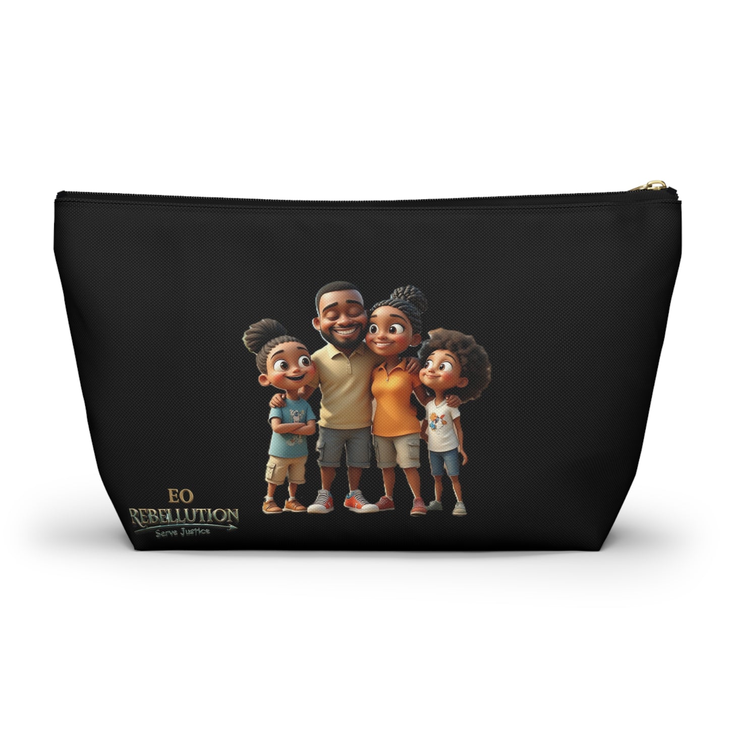 The Family Accessory Pouch w T-bottom Melanin Magic Edition