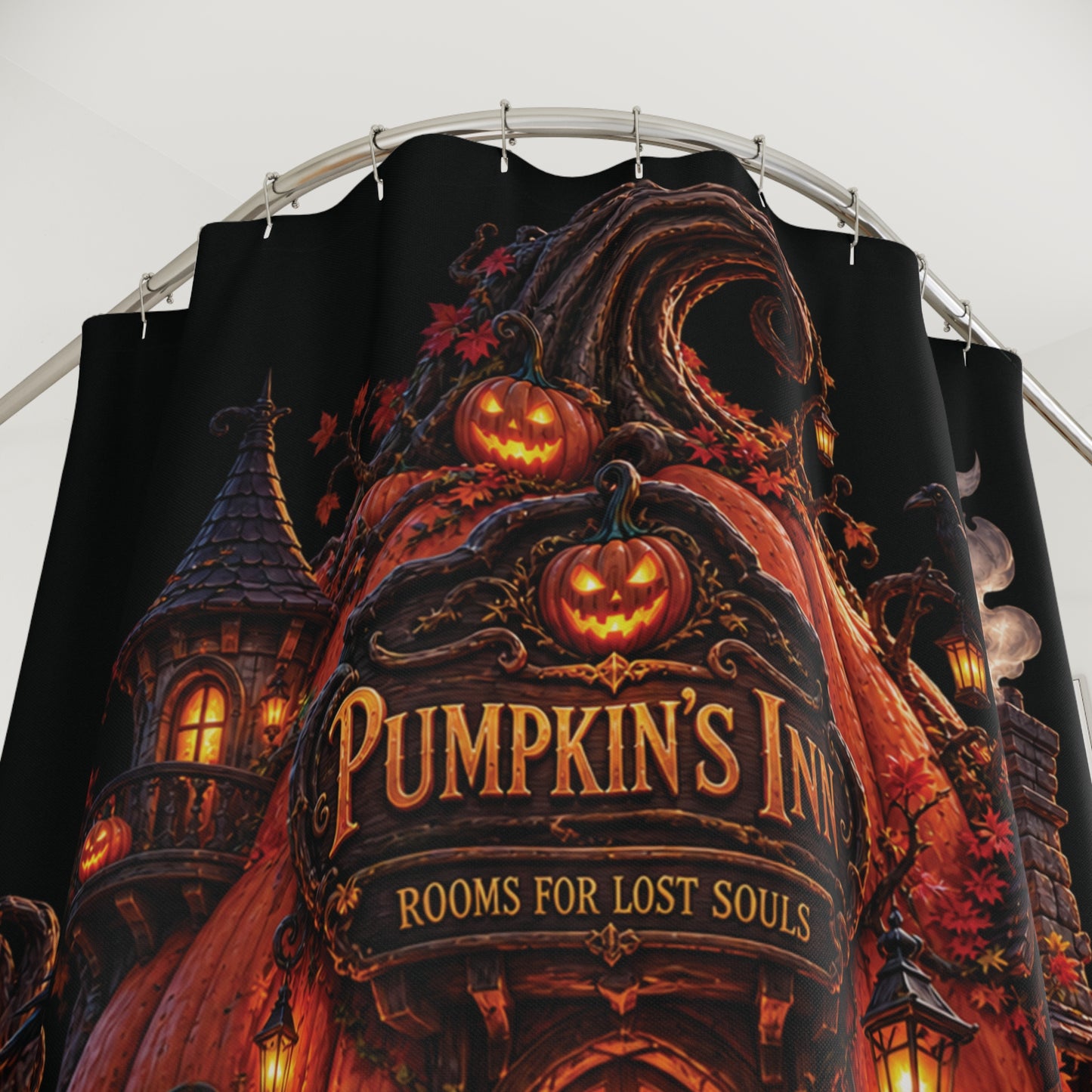 Pumpkin’s Inn Shower Curtain™