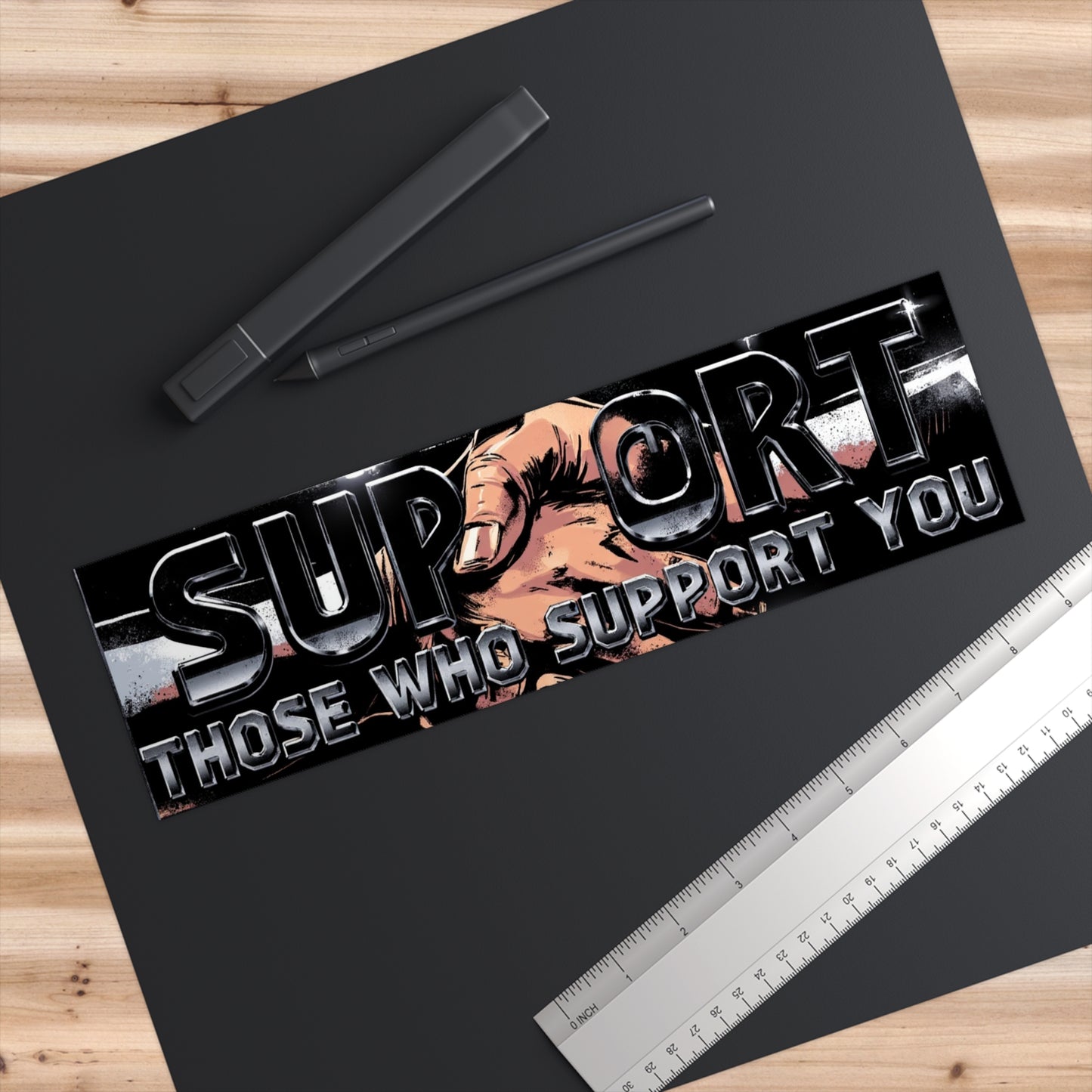 The Pact Decal — "Support Those Who Support You" Bumper Sticker