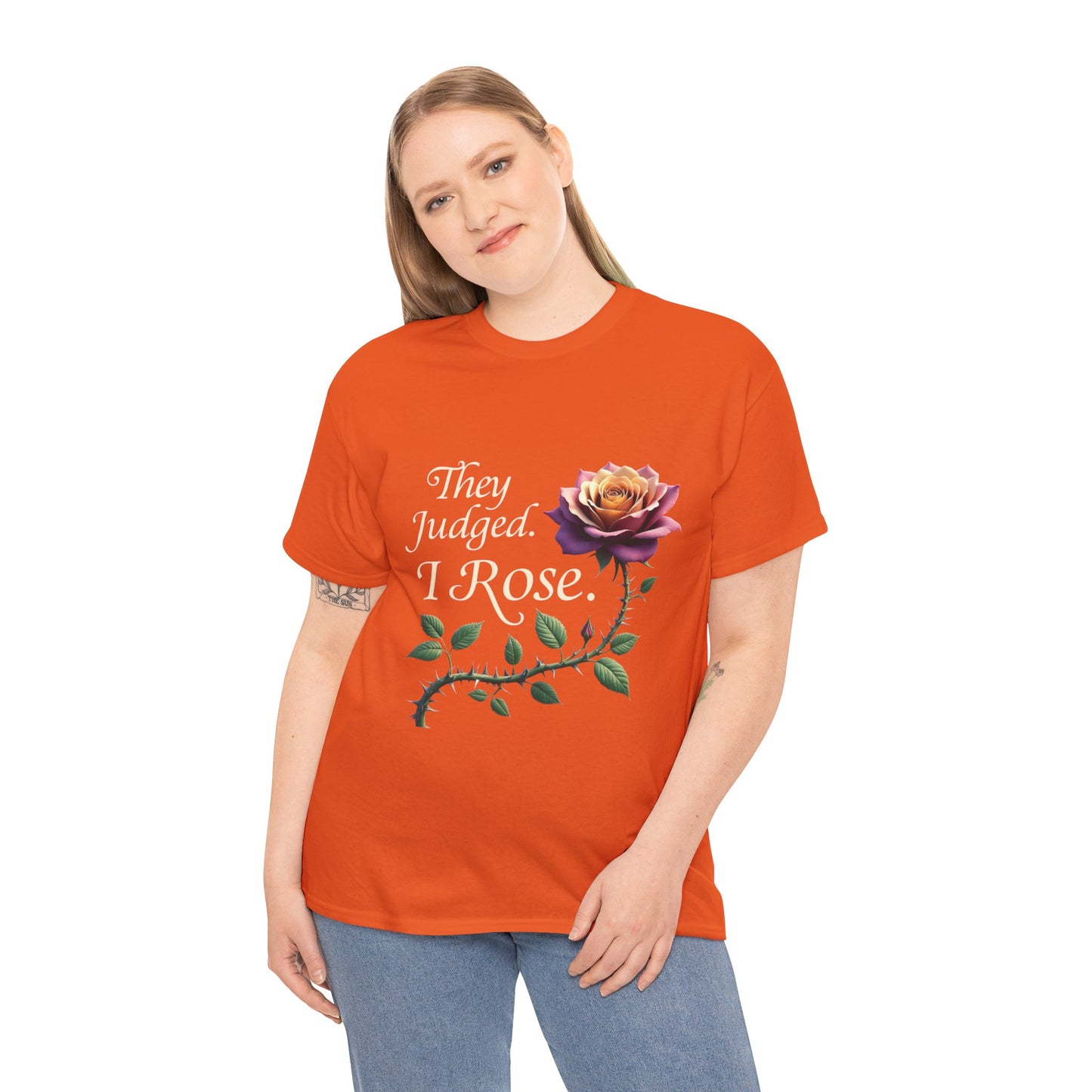 They Judged I Rose Unisex Heavy Cotton Tee