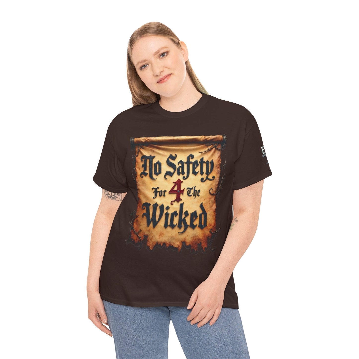 No Safety 4 The Wicked Unisex Heavy Cotton Tee