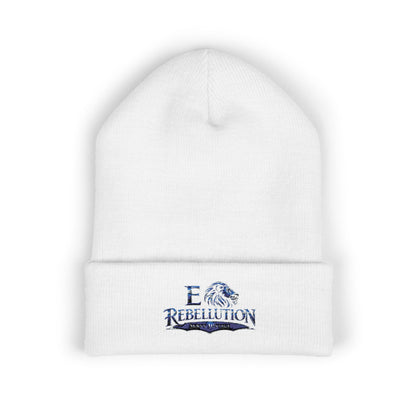 Rebellion Wave Embroidered Cuffed Beanie