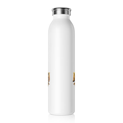 Lion Crest Slim Water Bottle — "Rebelution: Serve Justice" Stainless Steel Insulated Bottle