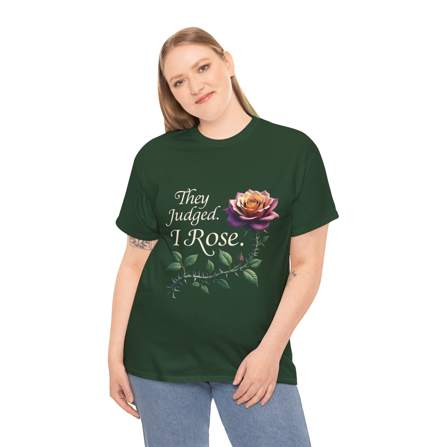 They Judged I Rose Unisex Heavy Cotton Tee