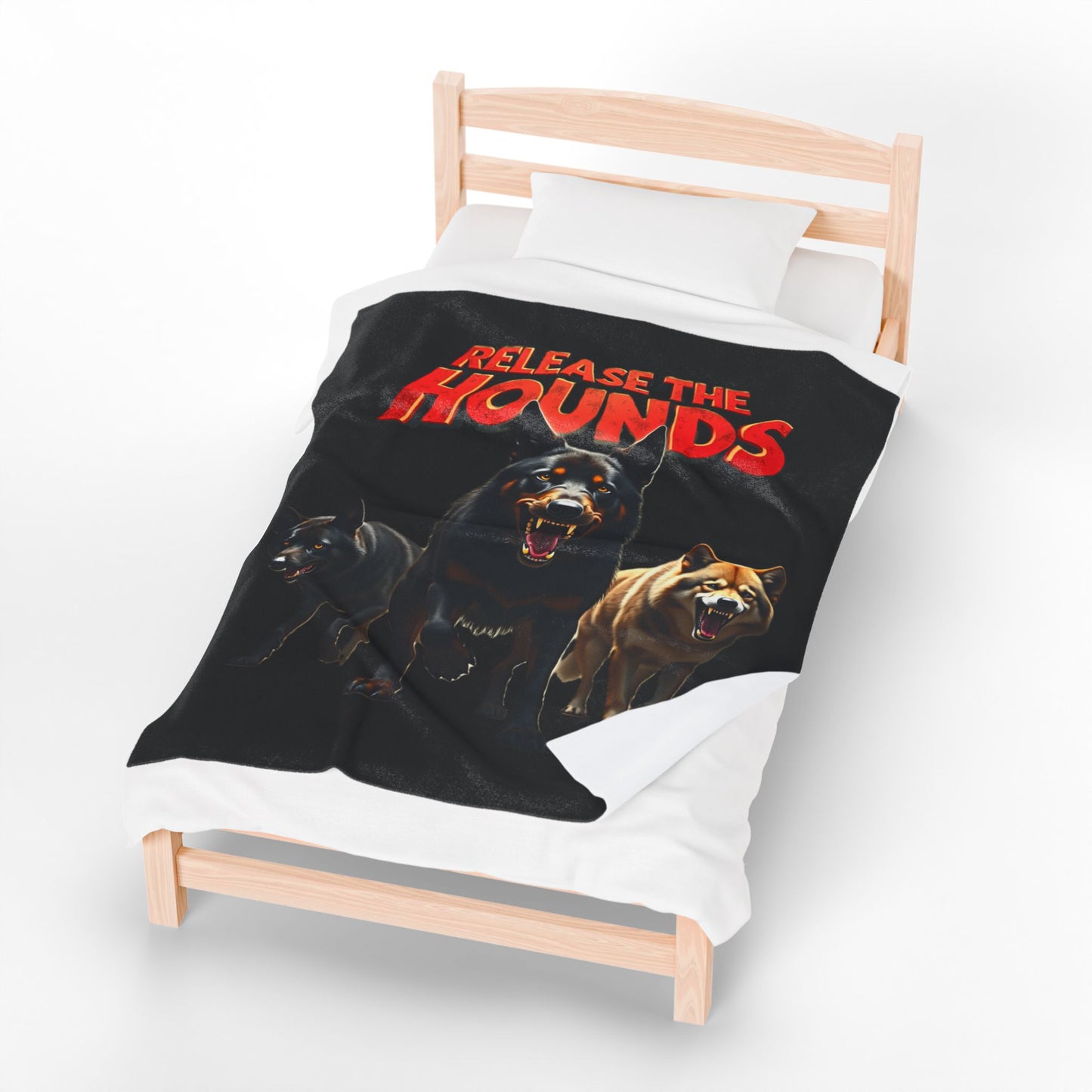 The Unleashed Guardians Throw Blanket — "Release the Hounds"