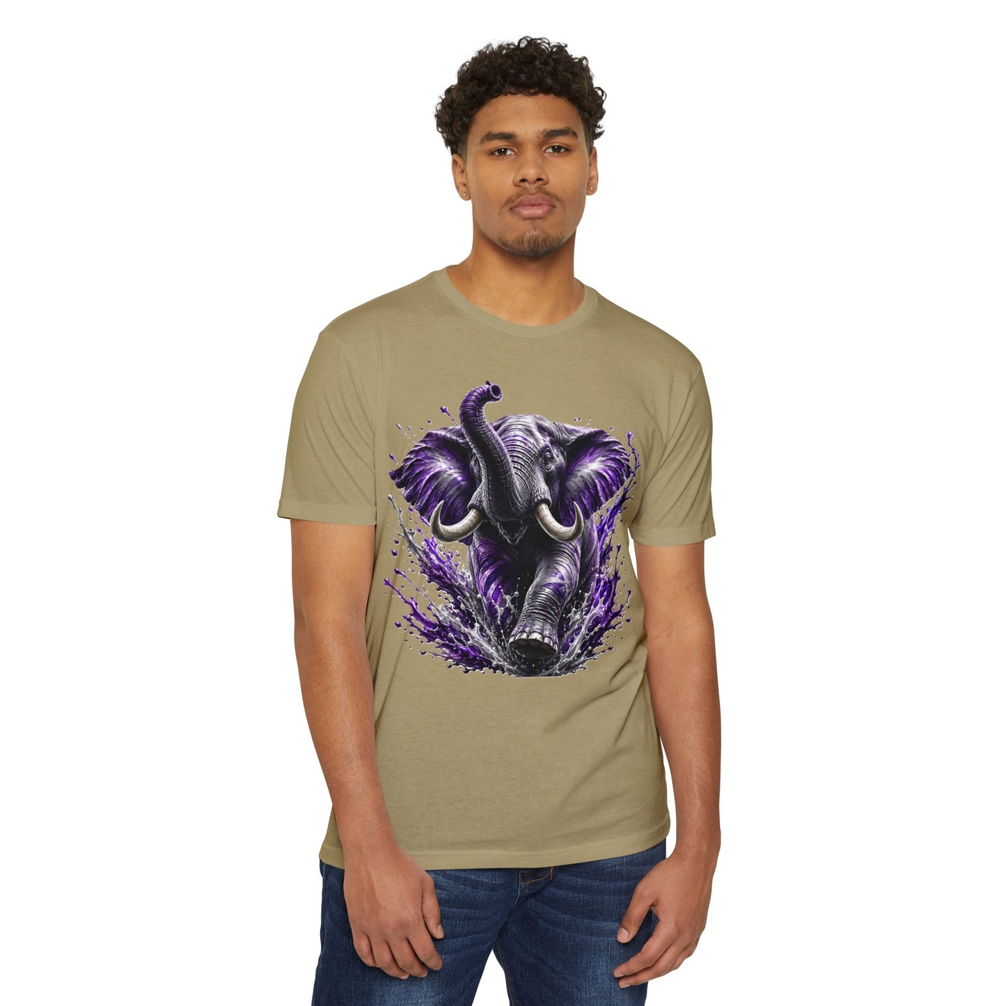 Elephant Graphic T-Shirt — 'Leave Impressions Like One' Inspirational Tee