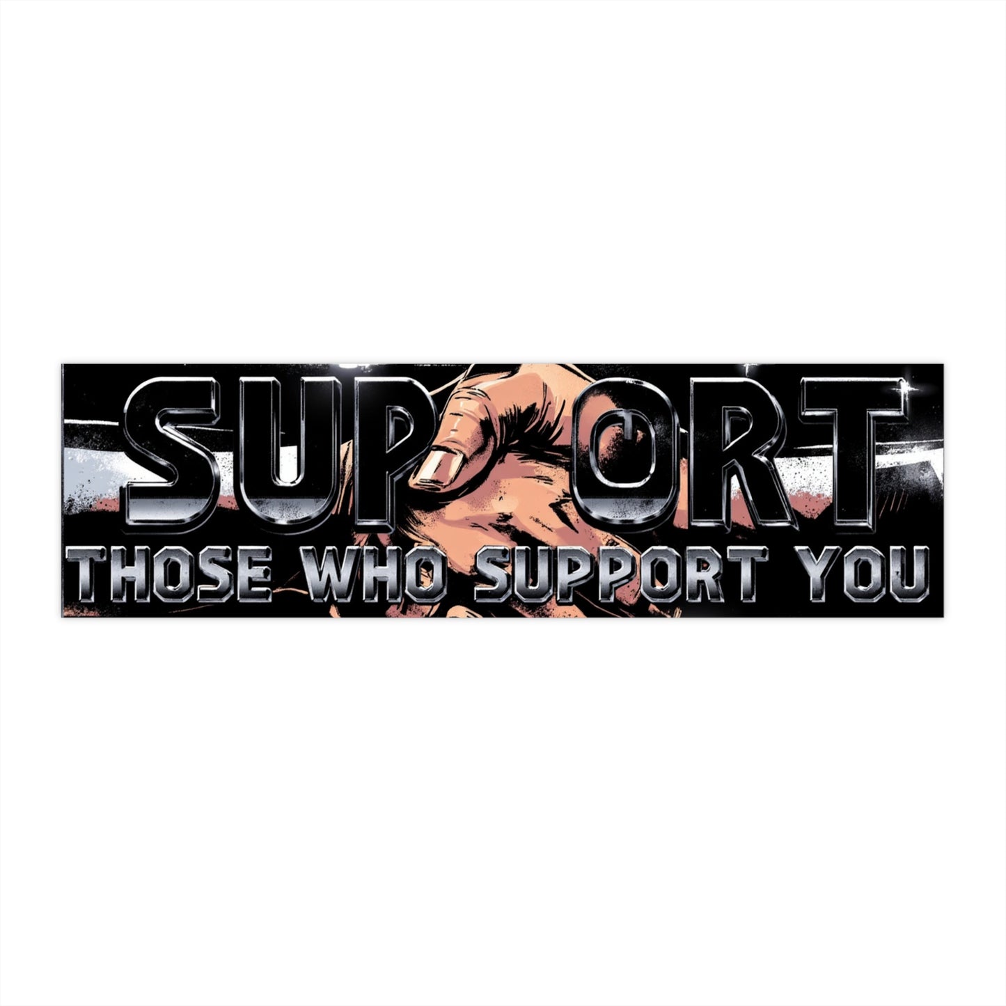 The Pact Decal — "Support Those Who Support You" Bumper Sticker