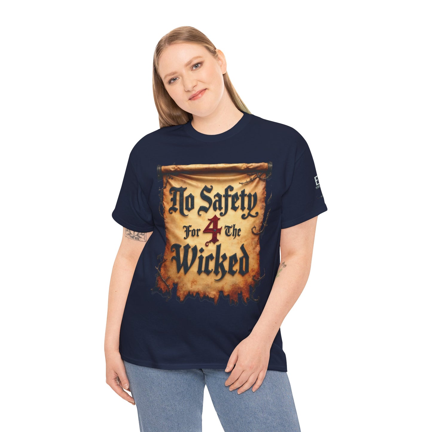 No Safety 4 The Wicked Unisex Heavy Cotton Tee