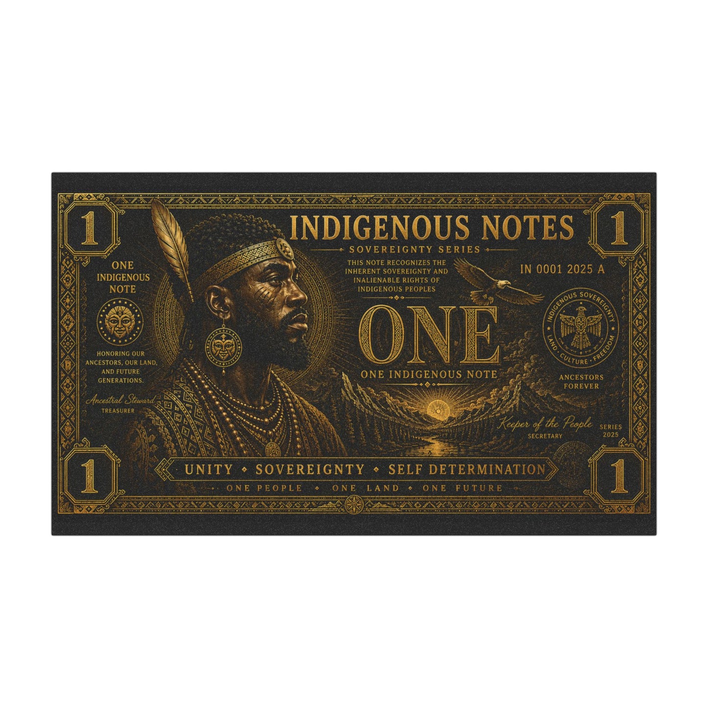 Indigenous Notes™ One Magnet — Sovereignty Series