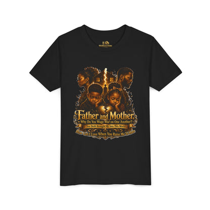 Father and Mother Youth Tee — Inspirational Family Love Kids T-Shirt