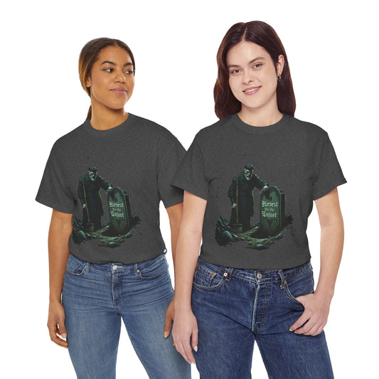 Harvest For The UnJust Unisex Heavy Cotton Tee